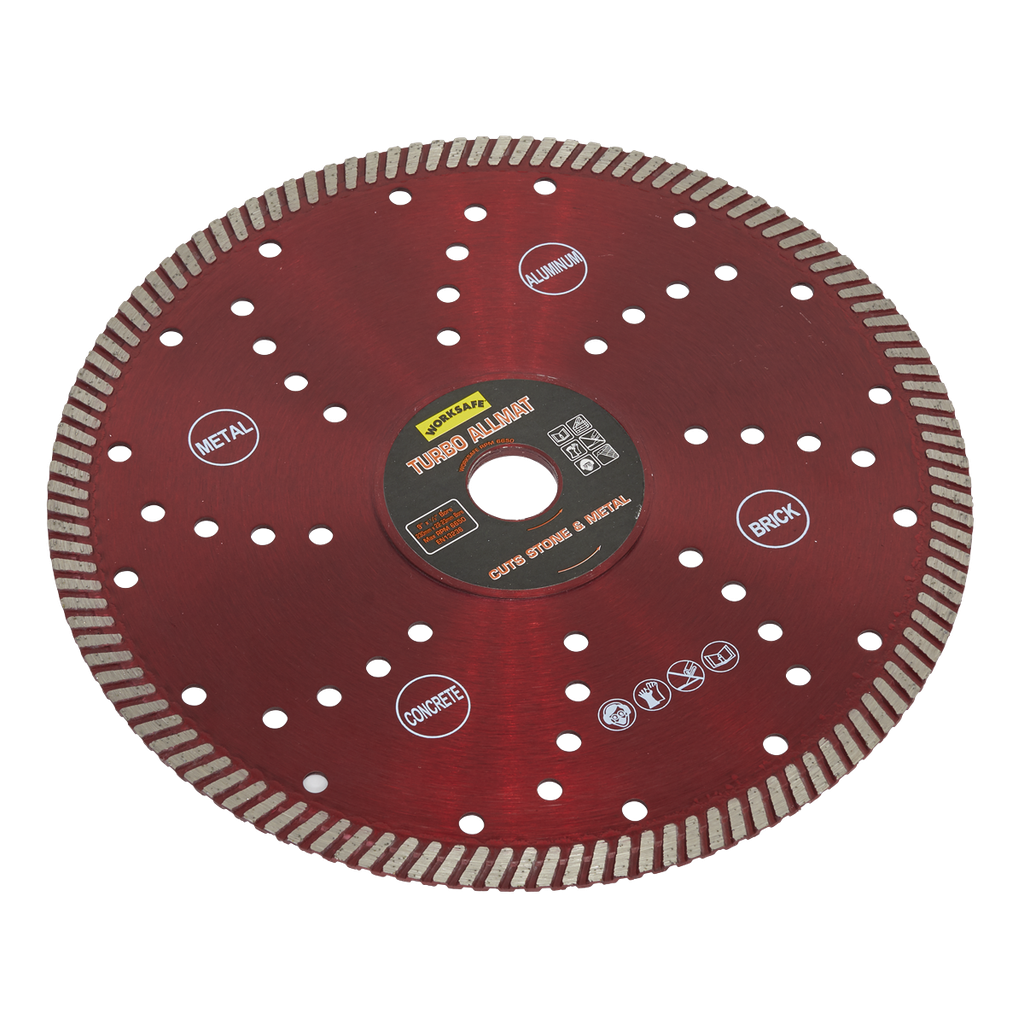 Worksafe® Turbo Allmat Diamond Blade 230 x 22mm