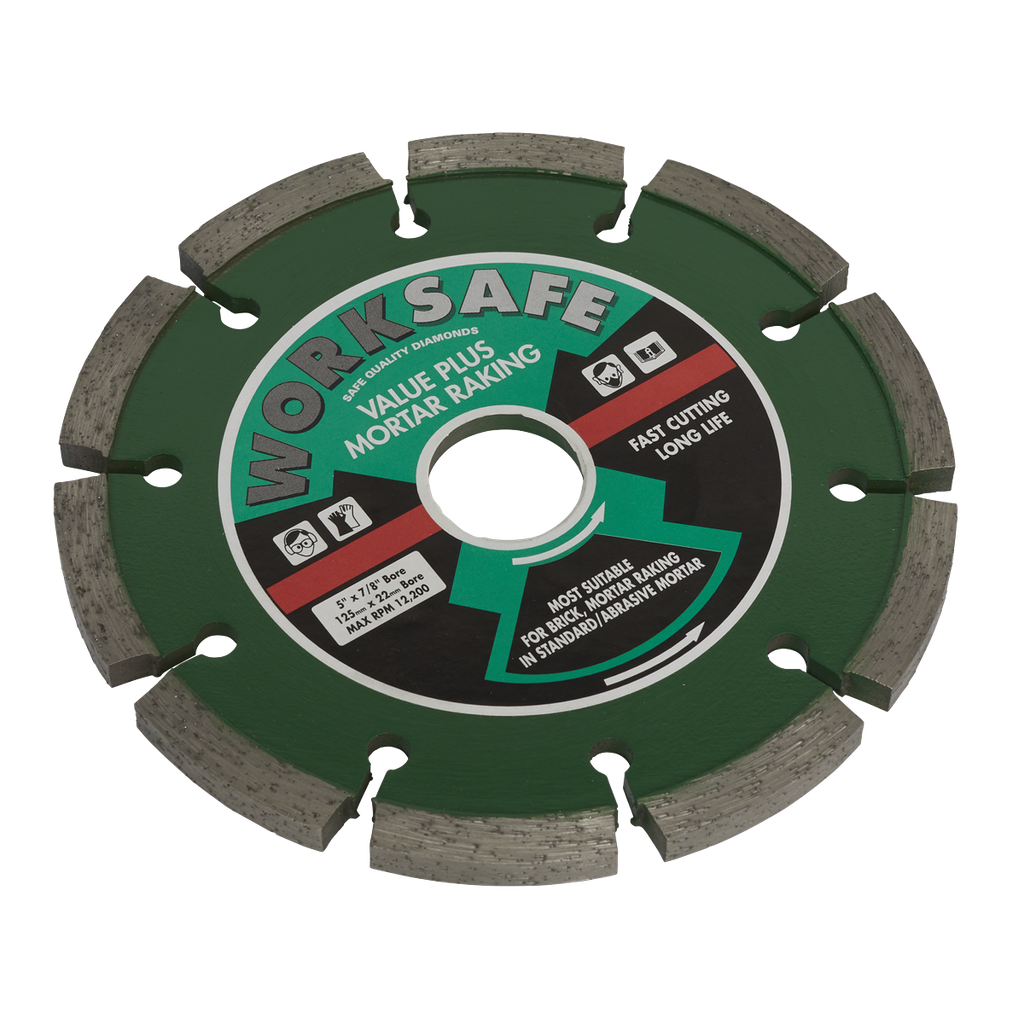 Worksafe® Value Plus Diamond Blade 125 x 22mm