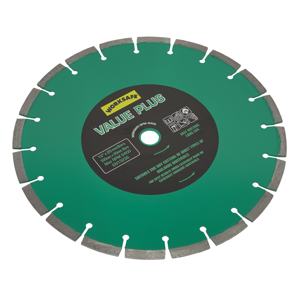 Worksafe® Value Plus Diamond Blade 300 x 20mm