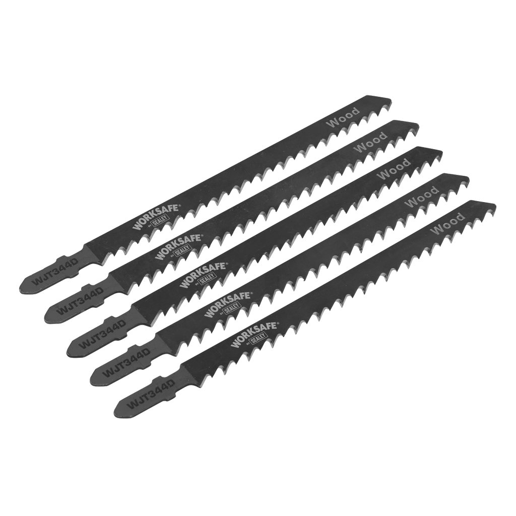 Worksafe® Jigsaw Blade for Wood 105mm 6tpi - Pack of 5