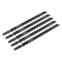 Worksafe® Jigsaw Blade for Wood 105mm 6tpi - Pack of 5