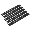 Worksafe® Pipe Saw Blade 200 x 25 x 1.7mm 8tpi - Pack of 5