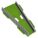 Premier Reversible Spanner Rack 16pc - Hi-Vis Green