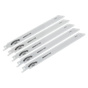 Reciprocating Saw Blade for Metal 150mm 18tpi - Pack of 5