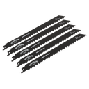 Reciprocating Saw Blade for Wood 225mm 3tpi - Pack of 5