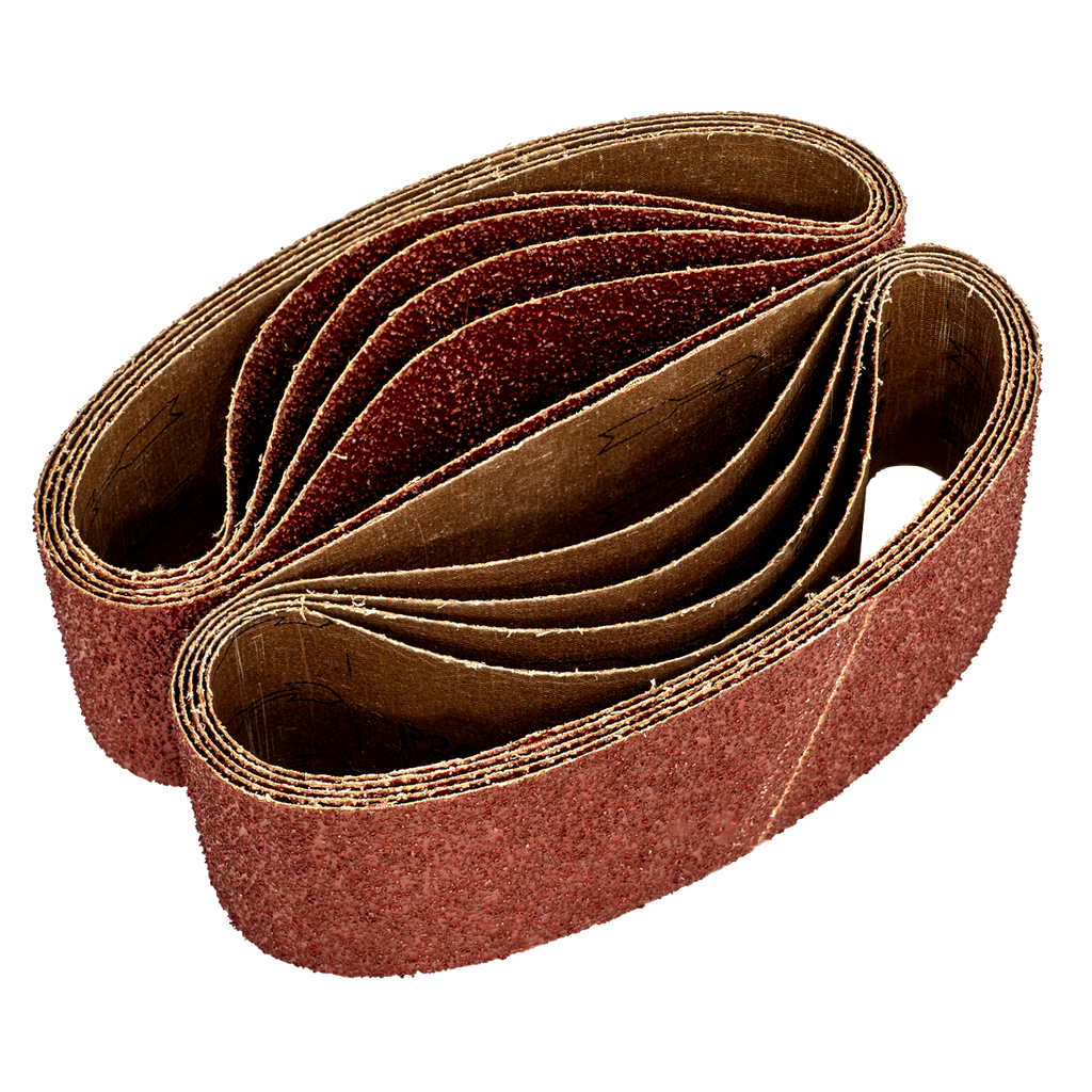 Worksafe® 75 x 533mm Sanding Belt 40Grit - Pack of 10