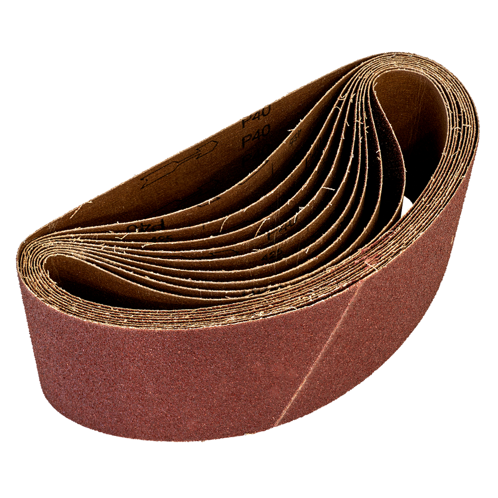 Worksafe® 100 x 620mm Sanding Belt 40Grit - Pack of 10