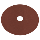 Worksafe® 100mm Fibre Backed Sanding Disc 80Grit - Pack of 25