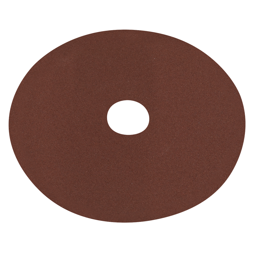 Worksafe® 125mm Fibre Backed Sanding Disc 120Grit - Pack of 25