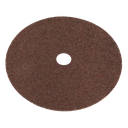 Worksafe® 175mm Fibre Backed Sanding Disc 24Grit - Pack of 25
