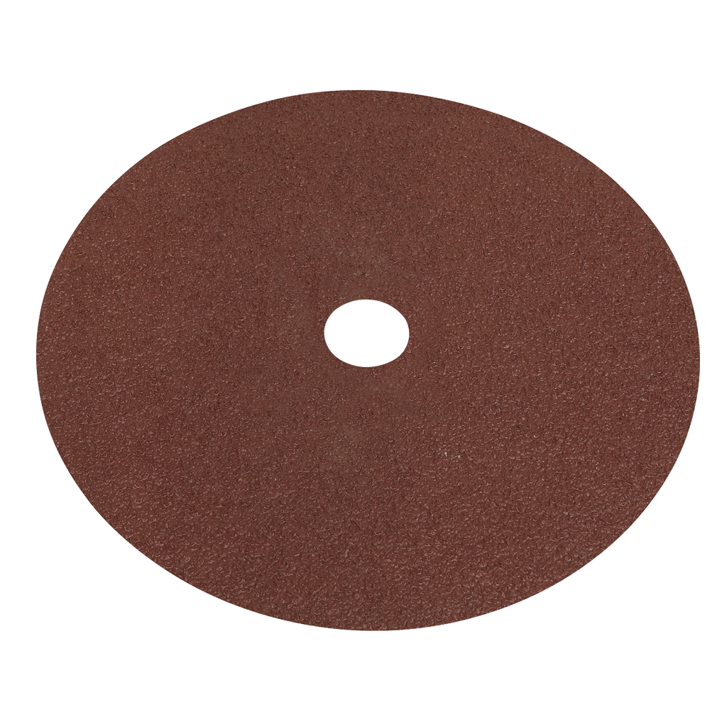 Worksafe® 175mm Fibre Backed Sanding Disc 40Grit - Pack of 25