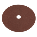 Worksafe® 175mm Fibre Backed Sanding Disc 40Grit - Pack of 25