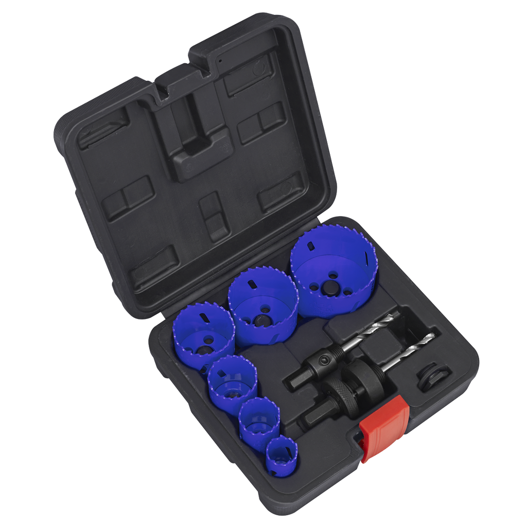 Electrician's Hole Saw Kit 9pc