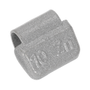 Plastic Coated Zinc Plated Hammer-On Wheel Weight for Alloy Wheels 10g - Pack of 100