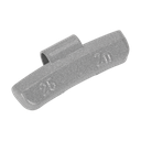 Plastic Coated Zinc Plated Hammer-On Wheel Weight for Alloy Wheels 25g - Pack of 100