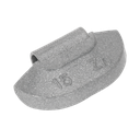 Zinc Plated Hammer-On Wheel Weight for Steel Wheels 15g - Pack of 100