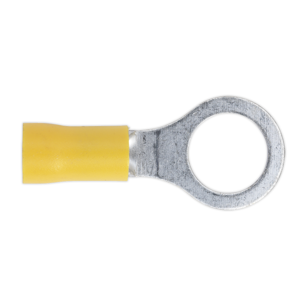 Easy-Entry Ring Terminal 10.5mm (3/8"), Yellow - Pack of 100
