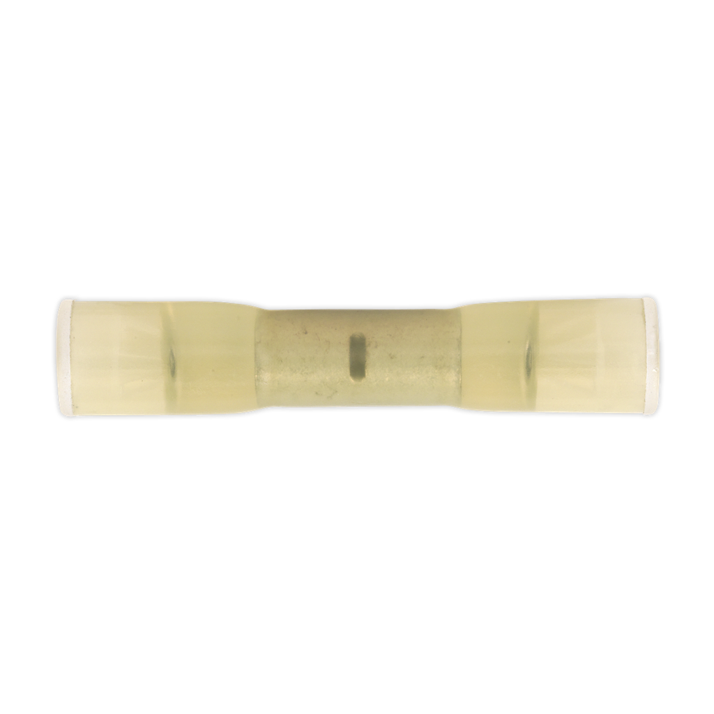 Cold Seal Butt Connector 5.9mm, Yellow - Pack of 10