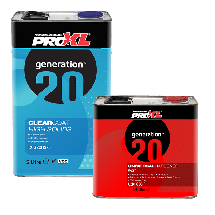 PROXL GENERATION20 - HIGH SOLIDS 2K CLEARCOAT FAST KIT (7.5LT)