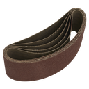 76 x 457mm Sanding Belt 60Grit - Pack of 5