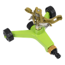 Pulsating Sprinkler With Metal Wheeled Base