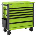 Tool Trolley 6 Drawer - Green