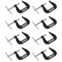 Junior C-Clamp Set 38mm x 38mm 8pc