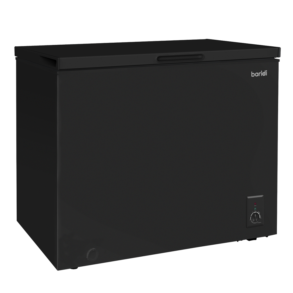 Baridi Freestanding Chest Freezer 199L Capacity - Black
