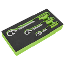 Siegen Extendable Ratchet Wrench Set 3pc