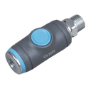 PCL Push-Button Safety Coupling Body Male 3/8"BSPT