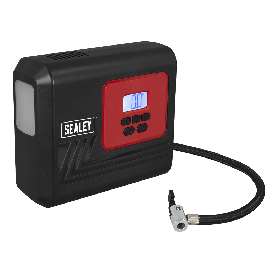 Tyre Inflator with Worklight 12V