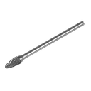 Tungsten Carbide Rotary Burr Extra-Long Arc Round Nose 10mm