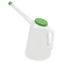 Oil Container with Flexible Spout 3L - Green Lid