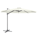 Dellonda Cantilever Parasol with 360° Rotation, Tilt & Cover 3m - Cream