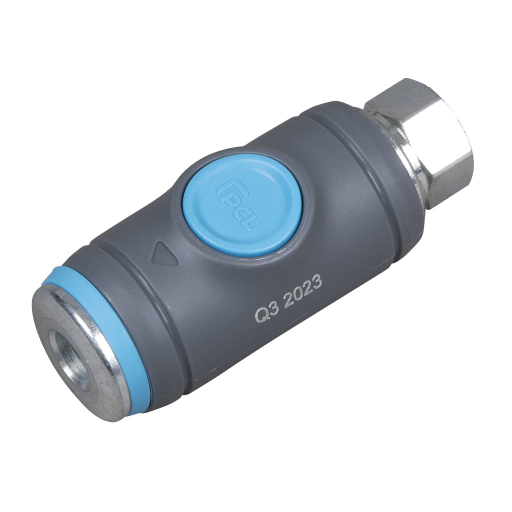 PCL Push-Button Safety Coupling Body Female 3/8"BSP
