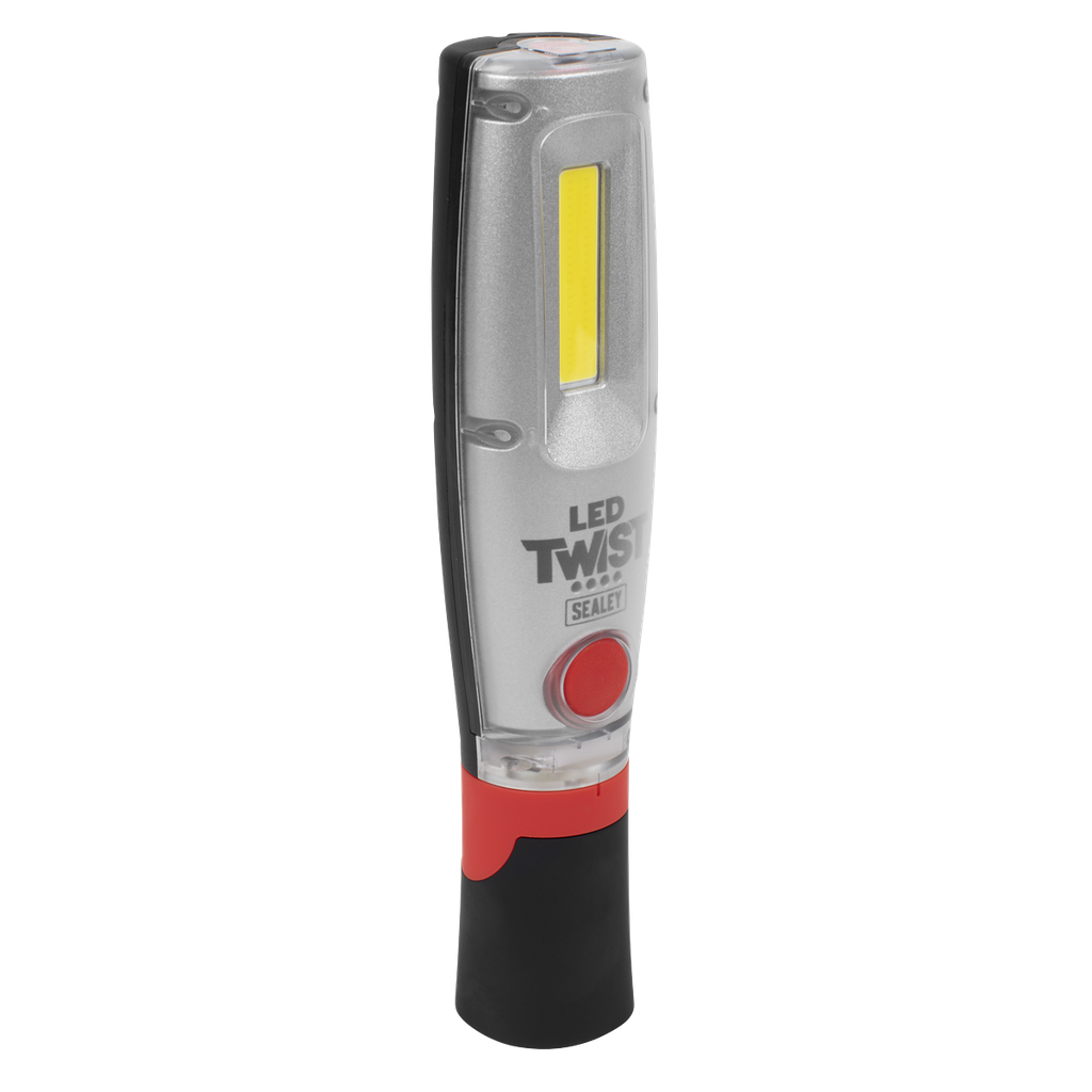 LED Twist Rechargeable Inspection Light 16W COB & 1W SMD