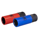Alloy Wheel Impact Socket Set 1/2"Sq Drive 2pc