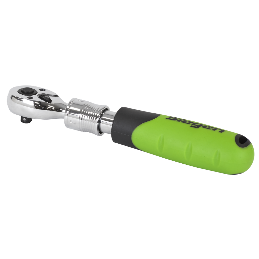 Siegen Extendable Ratchet Wrench 1/4"Sq Drive