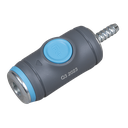 PCL Push-Button Safety Coupling Tailpiece for 1/4" Hose