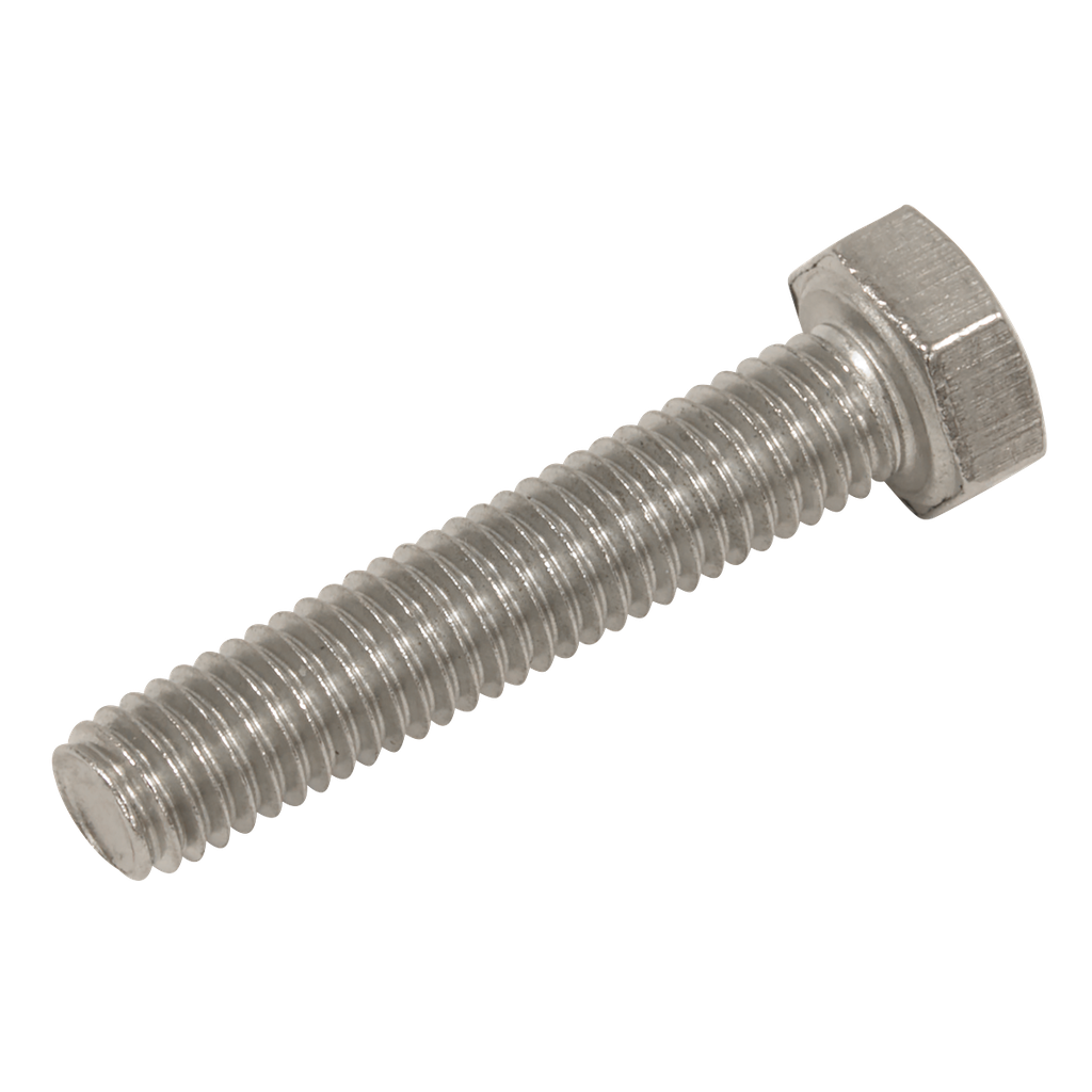 Stainless Steel Hex Head Set Screw DIN 933 - M5 X 25 A2 - Pack of 50