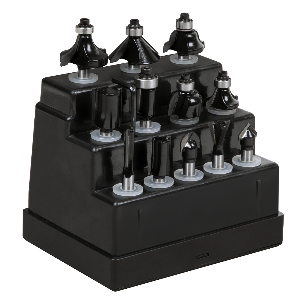 Shank Router Bit Set 1/4" 12pc