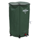 Dellonda Collapsible PVC Garden Water Butt with Zipped Lid & Drain Tap 250L