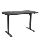 Dellonda Single Motor Ultra-Quiet Adjustable-Height Electric Sit/Stand Desk - Carbon Fibre Effect Desktop