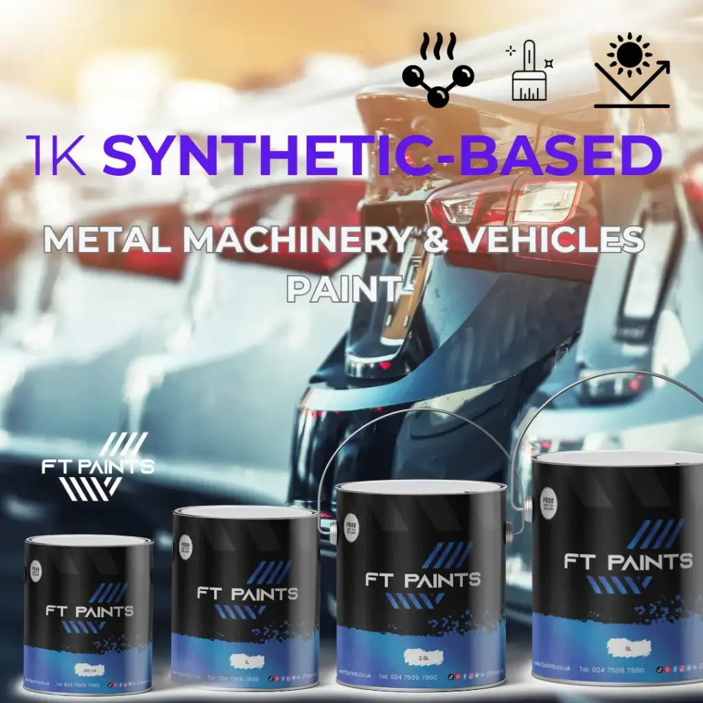 RT 1K Synthetic Paint – High-Performance Protection for Vehicles, Machinery & Structural Parts