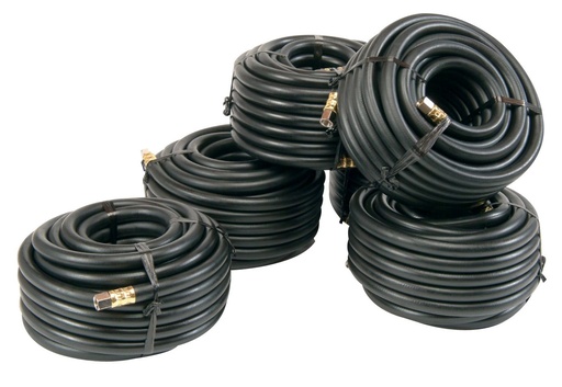 [AH0810] Airhose, 8mm x 10mtr, Rubber, 1/4BSP Swivel Thread