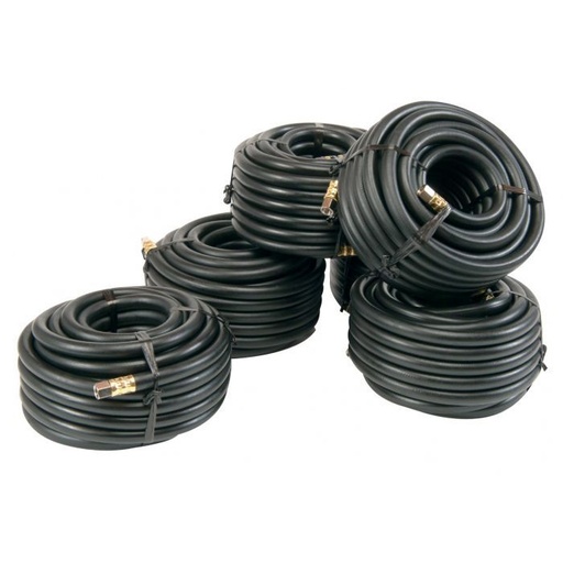 [AH1015] Airhose, 10mm x 15mtr, Rubber, 1/4BSP Swivel Thread