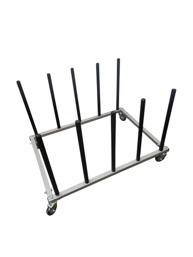 [FMT1223] Mobile vehicle panel storage rack for 4 panels. 1200mm x 780mm