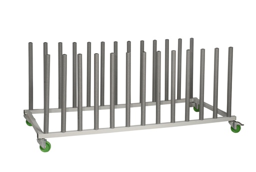 [FMT1227] Mobile vehicle panel storage rack for 12  panels.  2000mm x 780mm