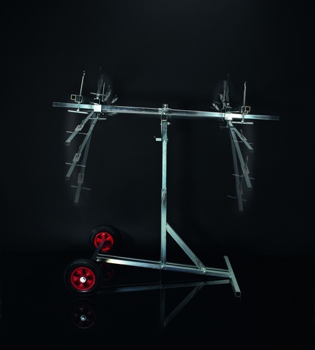 [FMT1253] Sprayers mobile vehicle panel holding stand. Fully rotating & adjustable.