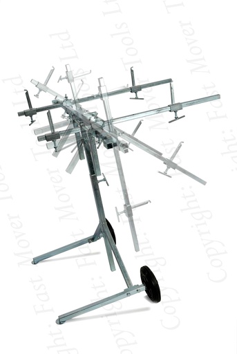 [FMT1254] Sprayers classic mobile vehicle panel holding stand. Fully rotating & adjustable.